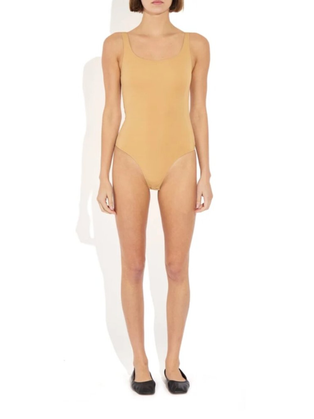 The Park Lisa Bodysuit in Camel